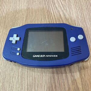 ジャンク※GBA ゲームボーイアドバンス 本体 バイオレット AGB-001　通電未確認　ジャンク　YN ABB1