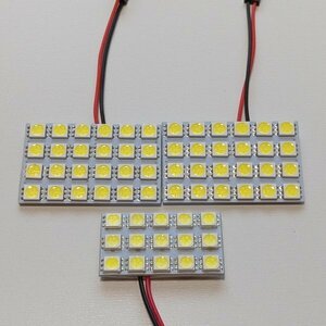 GDJ76W 70 ランドクルーザー 70ランクル 再再販 超爆光！T10 LED ルームランプ 3個セット ホワイト トヨタ /s24/s15