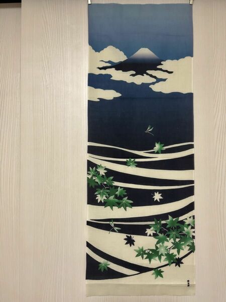 濱文様 手ぬぐい　絵てぬぐい 流水富士山