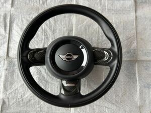 JCW カーボン レザー Steering Steering 後期 BMW Mini MINI R55 R56 R57 R58 R59 R60 ジョンCooperWorks