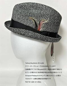 [ новый товар с биркой ][L][ America производства ] New York Hat соломинка шляпа соломенная шляпа NEWYORK HAT стойка ngi-MADE IN USA America производства шляпа 