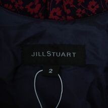 新品未使用 JILLSTUART ジルスチュアート 花柄 変形 キャミソールワンピース レディース ネイビー系 サイズ2*PC240_画像6