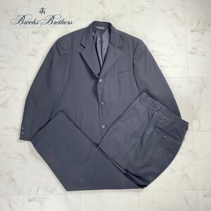  прекрасный товар BROOKS BROTHERS Brooks Brothers шерсть . уровень возврат . tailored jacket выставить костюм необшитый на спине мужской чёрный размер L*PC861