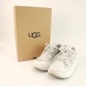 UGG アグ 23.5 スニーカー レースアップ レディース 白 ホワイト 箱付き/PC81