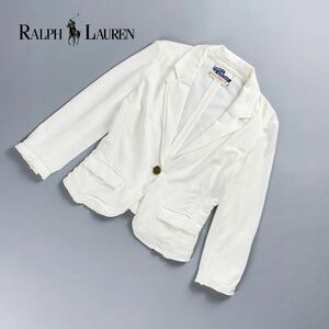  прекрасный товар POLO JEANS CO. Ralph Lauren одиночный кнопка жакет способ кардиган tops женский белый белый размер M*PC367