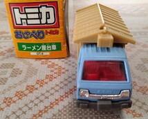 トミカ おしゃべりトミカ OT-6 ラーメン屋台車　 動作確認OK 電池付　赤TOMY　当時物_画像4