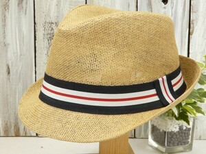  трехцветный ремень соломинка шляпа мягкая шляпа бежевый fe гонг шляпа стоимость доставки \350 мужчина женщина OK мужской женский панама maboru surrey no