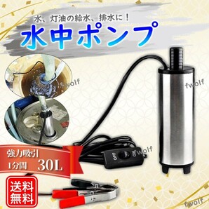 水中ポンプ 12V 小型 ワニクリップ ビルジポンプ クランプ 電動スイッチ 水 静音 アウトドア 海水 水槽 船舶 キャンプ 給水 排水 Y20244gの画像1