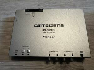 Pioneer カロッツェリア carrozzeria 地デジチューナー GEX-700DTV 本体・B-CASカードのみ 動作未確認