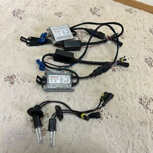 HID セットH7 6000-8000k 中古　ジャンクHIDキット ワゴンR MH22使用　35W 軽自動車向　超薄型バラスト kit 