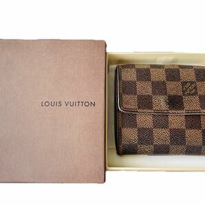 LOUISVUITTON ダミエ 二つ折り財布 レディース メンズ