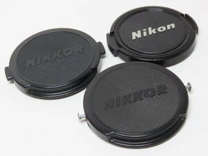 Nikon Lens Cap 52mm ニコン レンズキャップ ３種類.