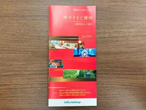 ★　匿名発送　西武ホールディングス　株主優待　株主さまご優待冊子（1000株以上）　★