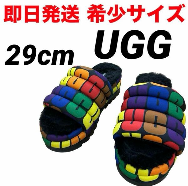 【即日発送 希少サイズ】UGG アグ レインボー厚底サンダル 29cm