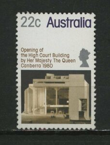 ∞オーストラリア　1980年　最高裁判所開設　SC#742　未使用NH　1種完