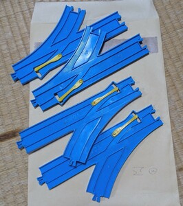  roadbed Plarail Turn out po in trail A&B each 2 ps total 4ps.@② including in a package possible ( sending 210~