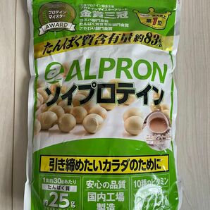 新品　ALPRON WPC ソイプロテイン　ミルクティー風味 900g 