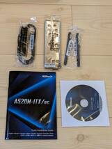 ASRock A520M-ITX/ac AM4対応マザーボード Win10 pro認証済み_画像3