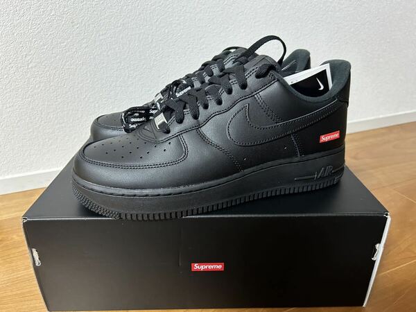 【送料無料・27㎝】Supreme Nike Air Force 1 Low Black / シュプリーム ナイキ エアーフォース1 ブラック