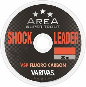3lb (0.6号) バリバス(VARIVAS) スーパートラウトエリア ショックリーダー VSP フロロ 30m ナチュラル