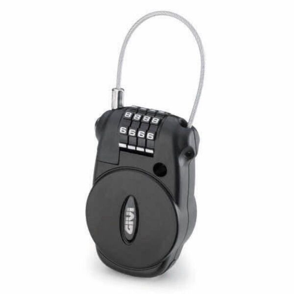 【国内発送・新品】GIVI S220 ダイヤル式ワイヤーロック ヘルメット ロックなどに