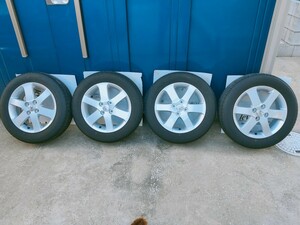 【美品】1330☆トヨタ スペイド ポルテ 純正 175/65R15 アルミホイール・タイヤ 4本セット ナノエナジー3 センターキャップはメッキ仕様☆