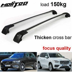 ■ボルボ,XC60,XC90,2009-2022,ルーフラック,ルーフレール,クロスバー,アルミニウム合金,カー用品,カスタムパーツ