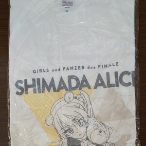 Tシャツ ガールズ&パンツァー 島田愛里寿 XL