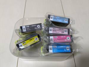 ☆未使用品★EPSON 純正インク カメ KAM-6CL-L 6色組 増量/大容量 KAM-BK-L KAM-Y-L KAM-M-L KAM-C-L KAM-LC-L KAM-LM-L ※期限切れ