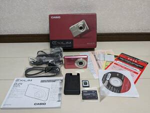 ★極美品☆動作確認済 CASIO EXILIM ZOOM EX-Z75 ピンク コンパクトデジタルカメラ デジカメ コンデジ 720万画素 光学3倍 バッテリー交換済