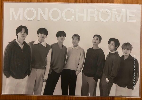 BTS monochrome モノクローム　プリントフォト　Printed Photo 集合　写真　ポップアップ