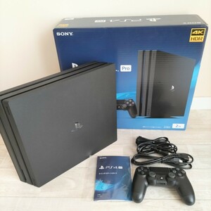 美品 SONY PS4 Pro CUH-7200C ジェットブラック 2TB FW8.03 動作確認済み