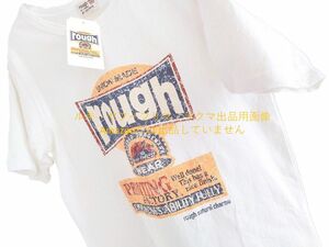 新品　rough　看板柄　Tシャツ　ラフ プリント ロゴ ハートマーケット　HEART MARKET 白 半袖 Mサイズ