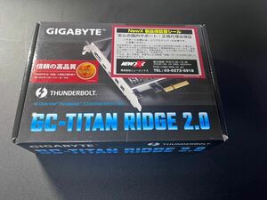 【中古】GIGABYTE GC-TITAN RIDGE 2.0 Thunderbolt3