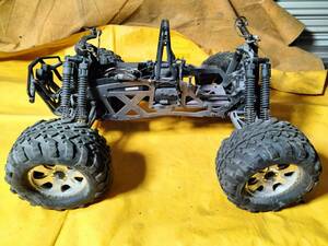 HPI 1/8 engine RC car SAVAGE-X Savage X engine less Junk radio-controller Monster Truck search Mugen . machine Serpent base car 