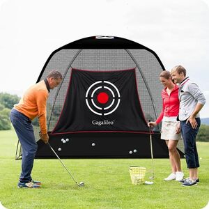 Galileo ゴルフネット　3x2x1.8m　自宅練習用ネット　設置簡単　室内屋外向け　ゴルフ練習ネット