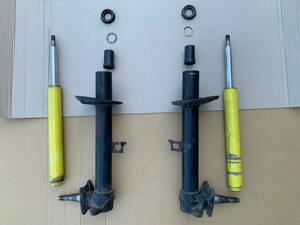 AE86 left right original front strrut shock absorber work . extra attaching 