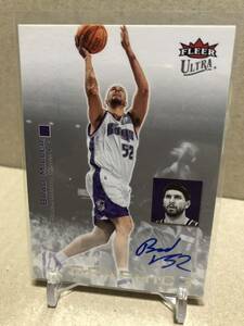 NBA FLEER Brad Miller Autograph Card