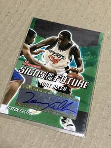 NBA TOPPS Tony Allen Autograph Card