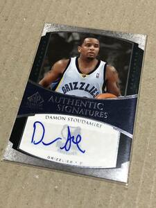 NBA UD Damom Stoudamire Autograph Card