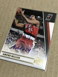 NBA PANINI Andre Miller Autograph Card