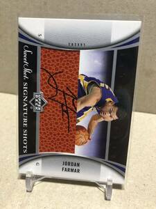 NBA UD Jordan Farmar Autograph Card