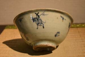 [GE]R570[ collector place warehouse goods ] Akira blue and white ceramics tea cup / China old . China fine art antique goods hour substitute article work of art old work of art 