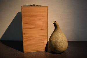 [GE]E612[ collector place warehouse goods ] era Karatsu corm sake bottle / sake cup and bottle Karatsu . Japan fine art antique goods hour substitute article work of art old work of art 