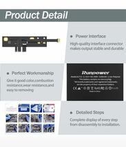 Runpower MacBook Pro A1713/A2171バッテリー /A2159・1708・2289・2338/Late 2016/Mid 2017対応 リチウムポリマー11.41V 58.19Wh(PSE認証)_画像7