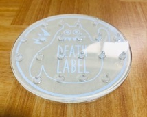 ☆即決・送料込☆新品☆DEATH LABEL STOMP PAD MONSTER サークル CLEAR/WHT ストンプ クリアホワイト デッキパッドバニーSTOMP25%OFF①_画像3