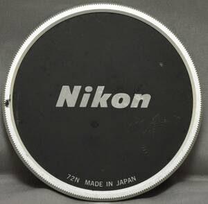 ▲☆【Nikon】ニコン メタルキャップ 72mm★△