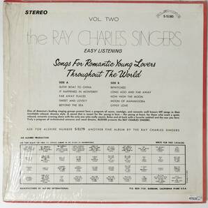 47635【US盤】 THE RAY CHARLES SINGERS / THE ROMANTIC YOUNG LOVERS EVERYWHERE ※シュリンク*ビニヤケの画像2