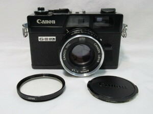 Canon G-Ⅲ QL 40.1:1.7 present condition delivery Junk USED