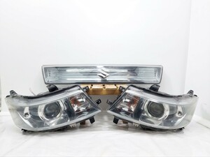 MH23S ワゴンR スティングレー リミテッド ヘッドライト 左右セット HID 点灯確認済 グリル インナーブラック KOITO 100-59191 ☆☆